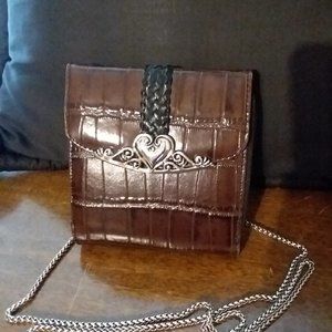 NWOT Brighton Leather Crossbody Wallet